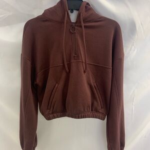 ALO Yoga Luxe Brown Knit Sweater